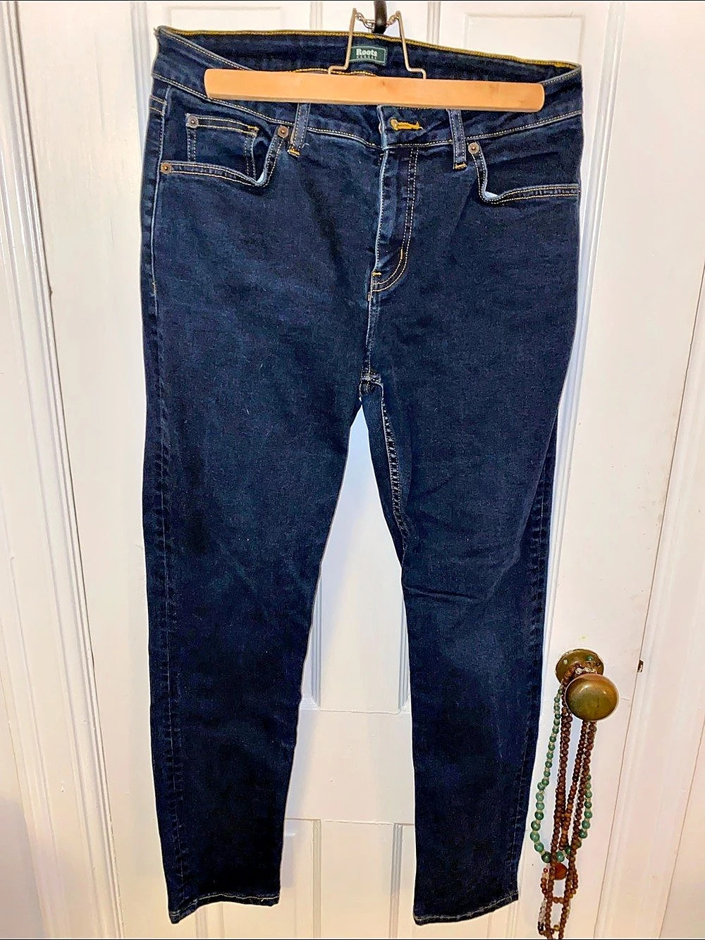 Roots womens Slim Jeans Waist 30 Blue